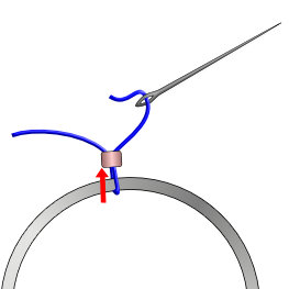 Brick Stitch Hoop Instructions